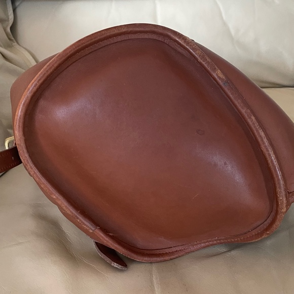Coach Brown Leather Backpack